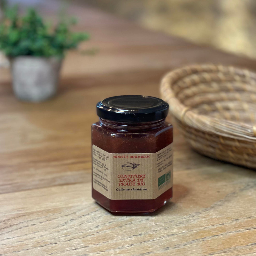 Confiture de fraises bio