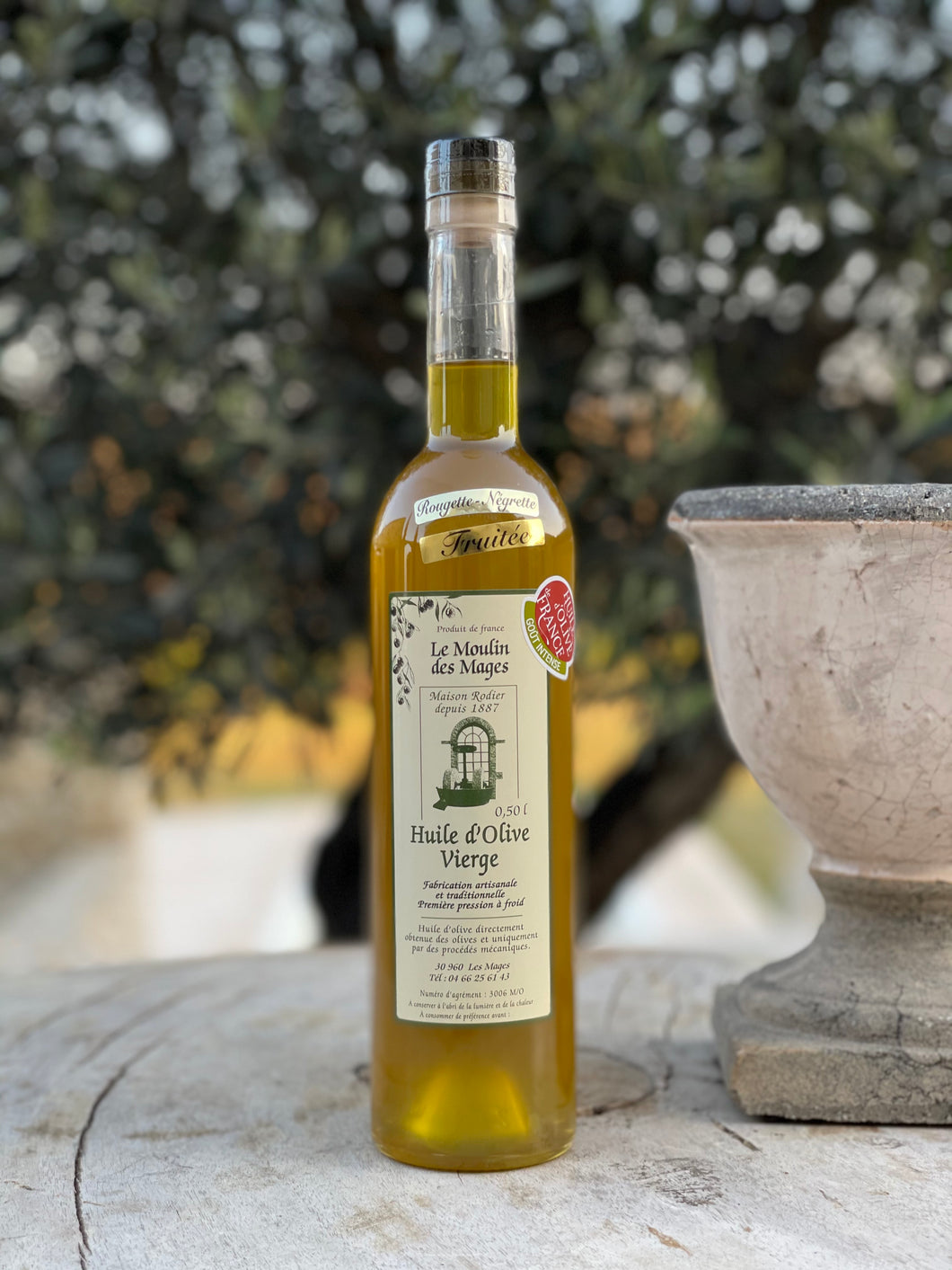 Ripe fruity olive oil (Rougettes/Négrettes) - 50cl