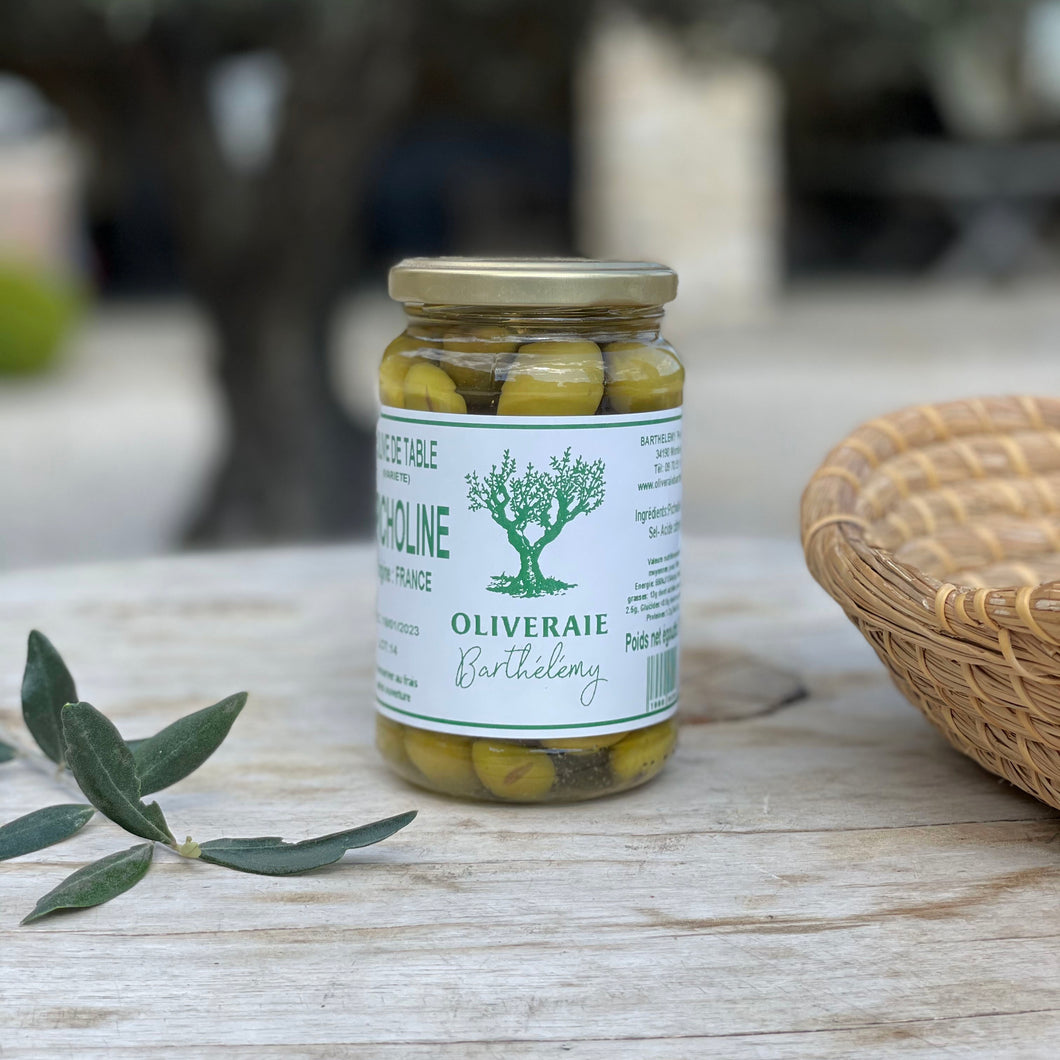 Olives de table vertes Picholine - 200g